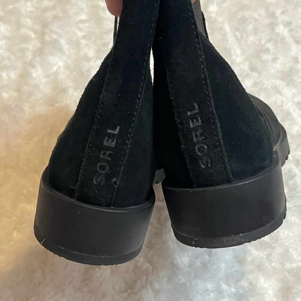 Sorel Women's Emelie II Black Boots Size 7 - Picture 6 of 11